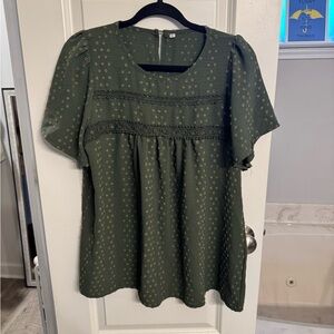 Green Women's Top